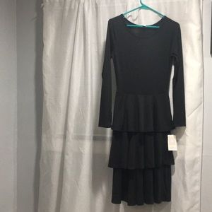 Black Georgia dress, NWT